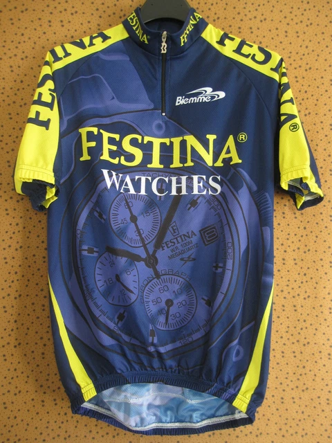 Maillot Cycliste Team Festina Watches 1999 Biemme - Taille 3/M, Occasion