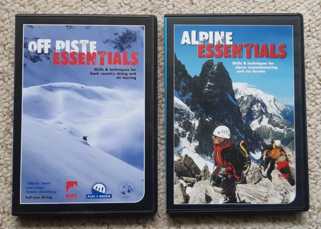 Off Piste & Alpine Essentials Dvd - Twin Pack Bmc Mountain Training