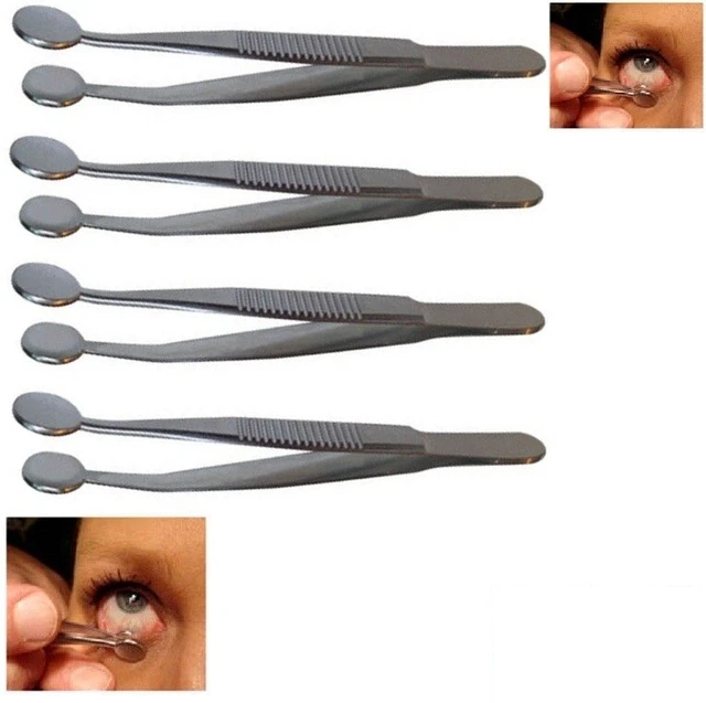 MEIBOMIAN GLANDE FORCEPS C Collins Expressor pour Sec Yeux Pointe 8 MM