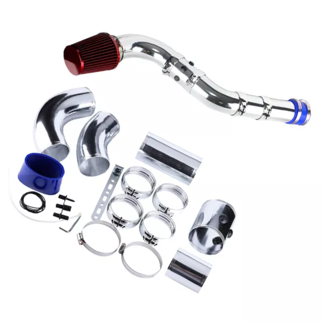 1 Set Universal Car 76mm Aluminum Universal Car Cold Air Intake Filter System