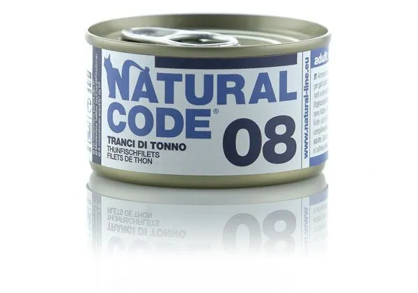Natural Code 08 Gatto Tranci Di Tonno 85gr