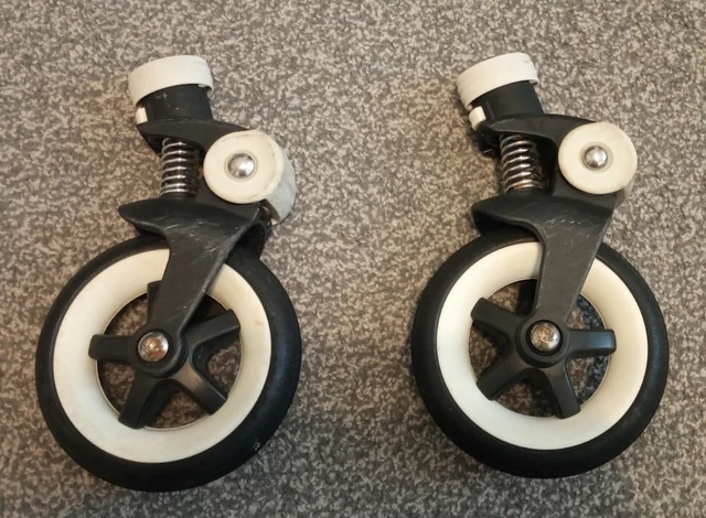 2 x Bugaboo Bee 3 Front Swivel Wheels Replacement Set