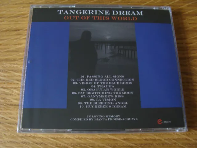 CD Album: Tangerine Dream : Out Of This World   Sealed 2