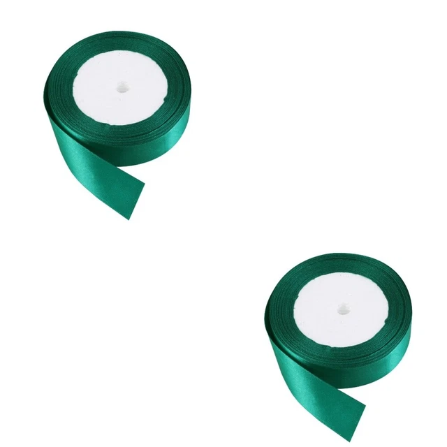 double sided ribbon 2x Schwarz Band Grün Band Geschenk Band Bänder Bögen für Ges