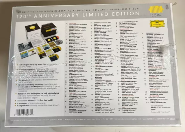 120 Years of Deutsche Grammophon - Various - 121CD BOXSET - NEW SEE PHOTOS 3