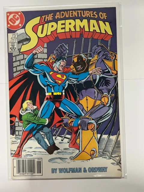 THE ADVENTURES OF "SUPERMAN" # 429, DC Comics 1987 | Combined Shipping
