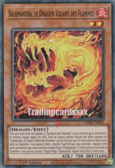 Yu-Gi-Oh! Salamandra, le Dragon Volant des Flammes : SR MZMI-FR002