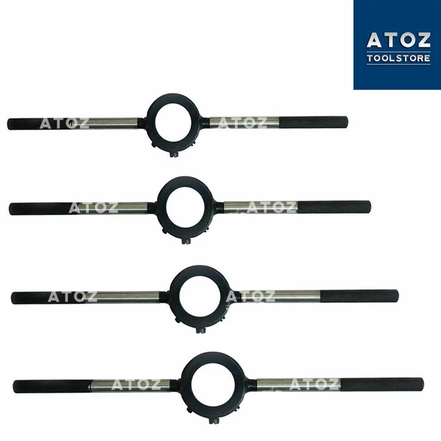 Round Stock Die Holder Wrench Handle Set Of 4 Pcs 13/16" Inch 1" - 1-1/2" - 2"