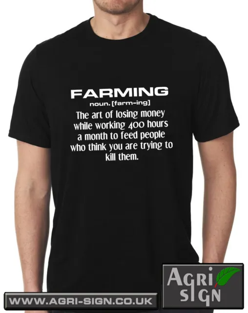 Funny Farming Farmer Tractor T Shirt Massey Claas Case Fendt - Farming noun
