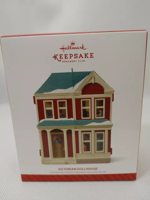 Hallmark 2014 Victorian Dollhouse Member Exclusive Keepsake Ornament New in Box