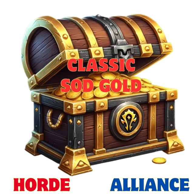 🔥WOW GOLD CLASSIC Sod 🔥 Wild Growth/Lone Wolf🔥 Alliance/Horde 100 Gold
