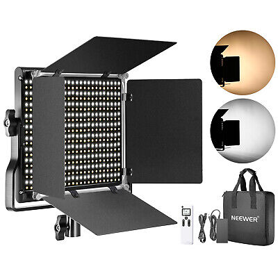Agfa Neewer 2 Packs Advanced 2.4G 660 LED Video Light Photography Lighting Kit Remote 