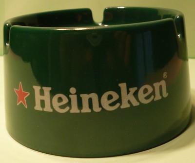 Heineken Cendrier Publicitaire de Bar Bière Beer Heineken Plastique 