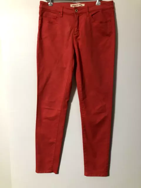 Country Road coral colour women's jeans size 10