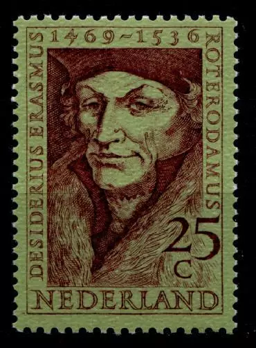 Philosoph Erasmus von Rotterdam. 1W. Niederlande 1969