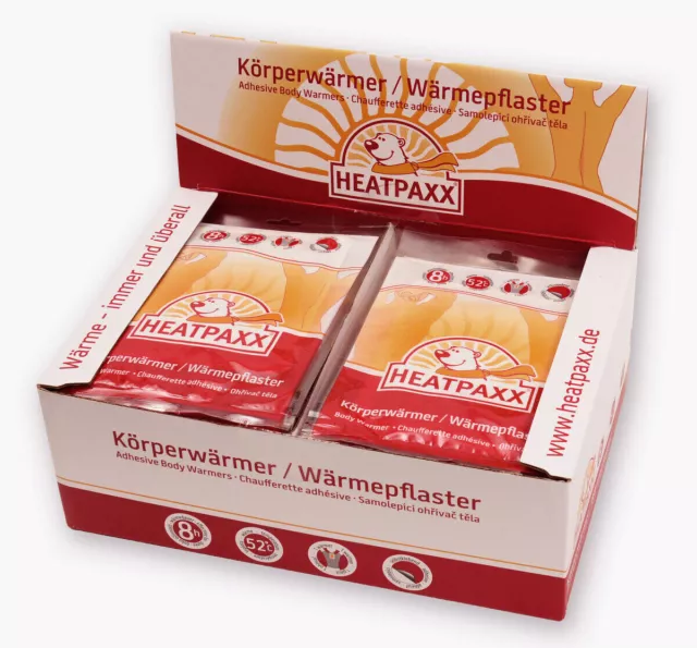 40 x Körperwärmer Thermopads Heizkissen Wärmepflaster HeatPaxx