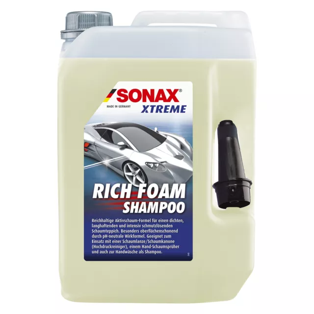 Sonax Xtreme Richfoam Shampoo 5 Litro Auto Schiuma Shampoo con Schiuma Pulizia