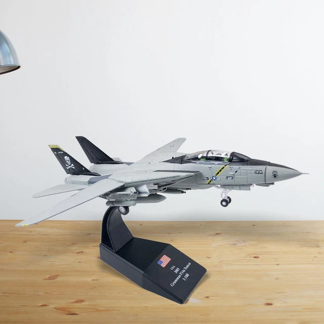 1/100 Diecast F14 Kampfflugzeug-Sammlung für Tischgeschenk-Souvenirs