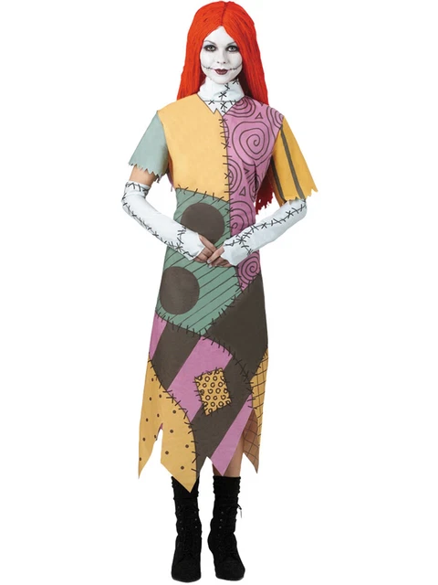 Adult Nightmare X-mas Sally Costume My Size Plus 18-20