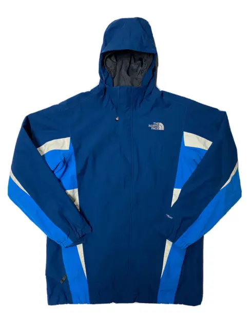 The North Face HyVent Rain Jacket Boys XL 18-20 Blue Hooded Waterproof
