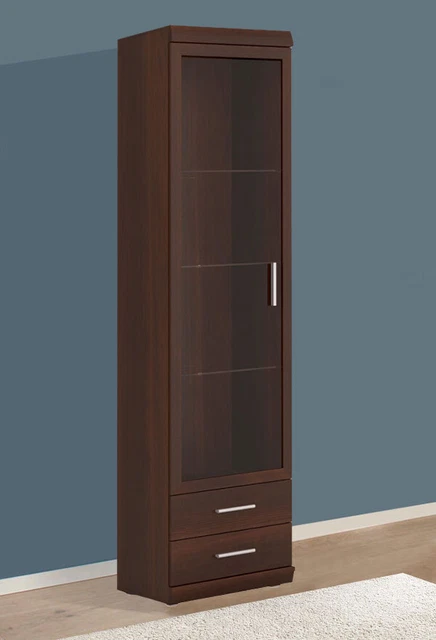 Vetrina armadio vetrina 50 cm noce imperiale