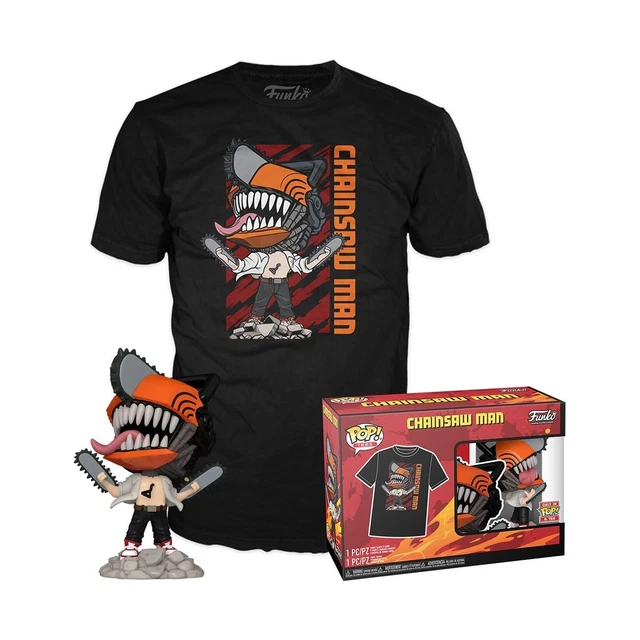 Gadget - Chainsaw Man: Funko Pop&Tee - Chainsaw Man Leaping Tg. L