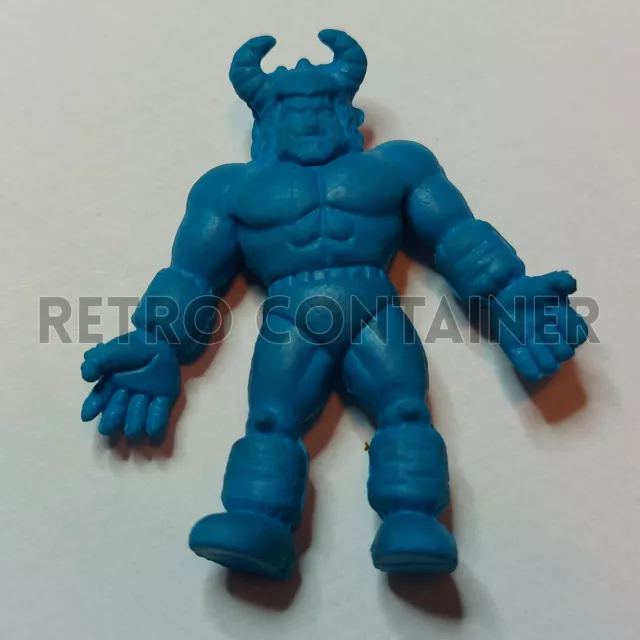 KINNIKUMAN KINKESHI - Vintage Rubber Figure Keshi Exogini Muscle Men - Blue