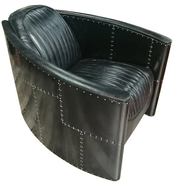 Anticline Créations - Fauteuil aviateur Cuir