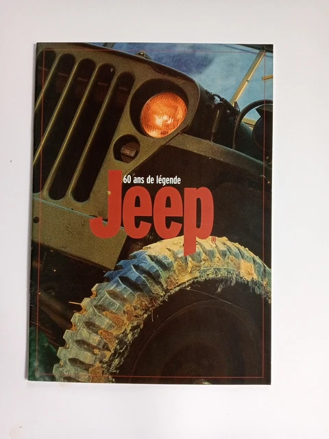 Jeep 60 Ans Legende Pubblicazione In Lingua Francese Per Celebrare 60 Anni