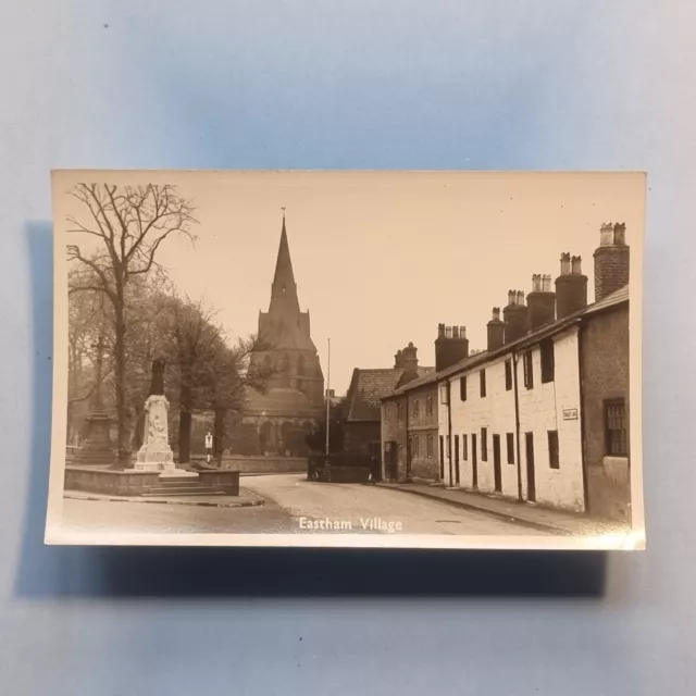 Eastham Village Wirral Postcard C1935 Real Photo Stanley Lane Cottage Merseyside