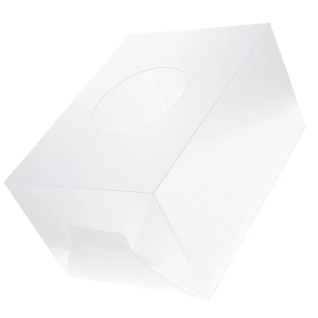 Caja de lotería caja de plástico caja de almacenamiento de plástico caja de punta de rifa blanca Pp