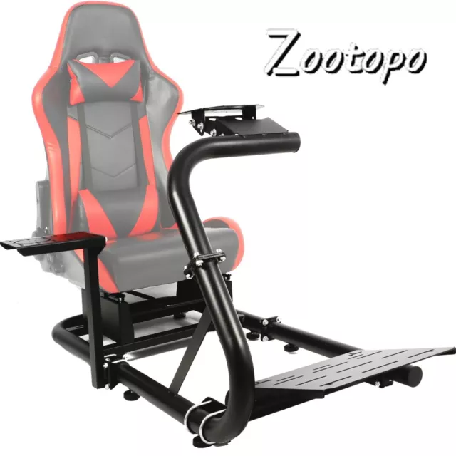 Zootopo Racing Simulator Adjustable Wheel Stand Round Tube fit for Logitech G29