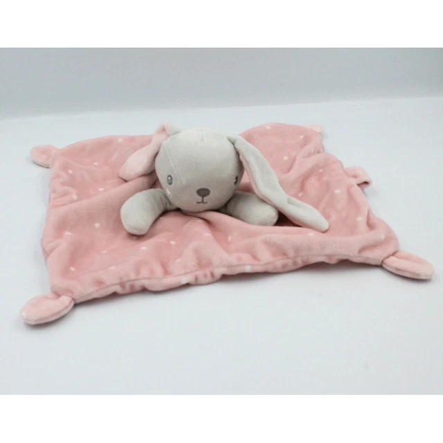 Doudou plat lapin gris rose étoiles SIMBA TOYS - 24336