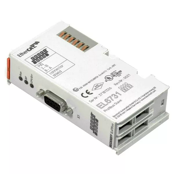 Beckhoff EL6731 Terminal EtherCat interface de communication à 1 voie Profibus