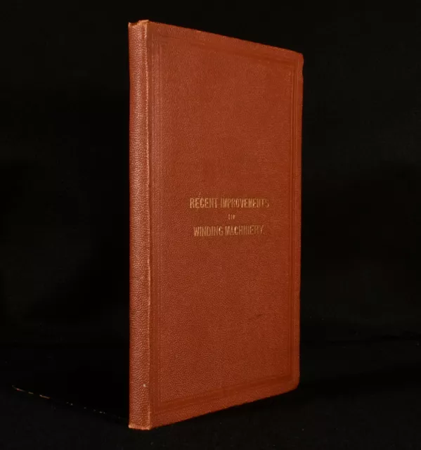 1875 On Recent Improvements in Winding Machinery Havrez Folding Plates Signed