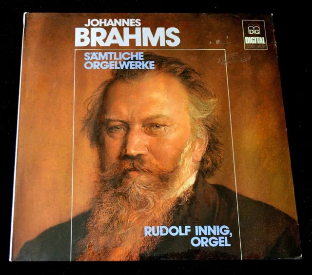 Rudolf Innig-Brahms All Organ Works-Germany-1137 Digital-1984-Sealed Lp