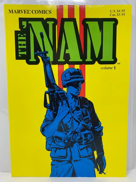 Vintage 1987 THE 'NAM Volume 1 Marvel Comics Graphic Novel Vietnam War NICE