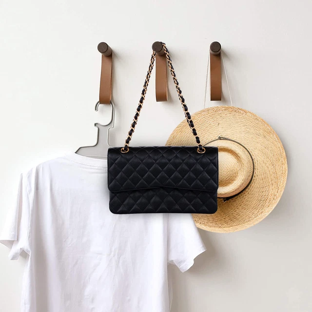 3 Hook Wall Mount Key Bag Towel Rack Hanger Holder Coat Robe Hat Clothes Shelves