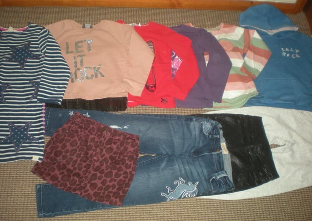 Bundle Girls Clothes age 7-8yrs Jeans Joggers  Skirt  Dress  Tops  Hoodie  Next