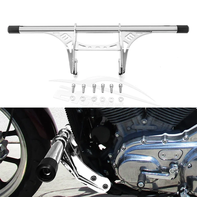 1.25& HIGHWAY PEG Crash Bars Engine Guard For Harley Sportster Iron 883