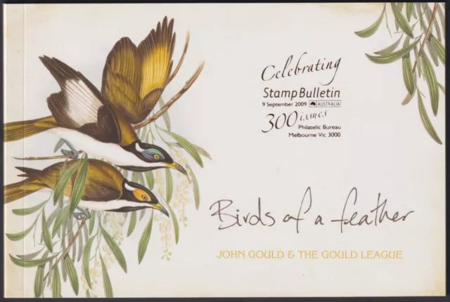 AUSTRALIA - 2009 'BIRDS OF A FEATHER' Prestige Booklet Stamp Bulletin O/P [E2584