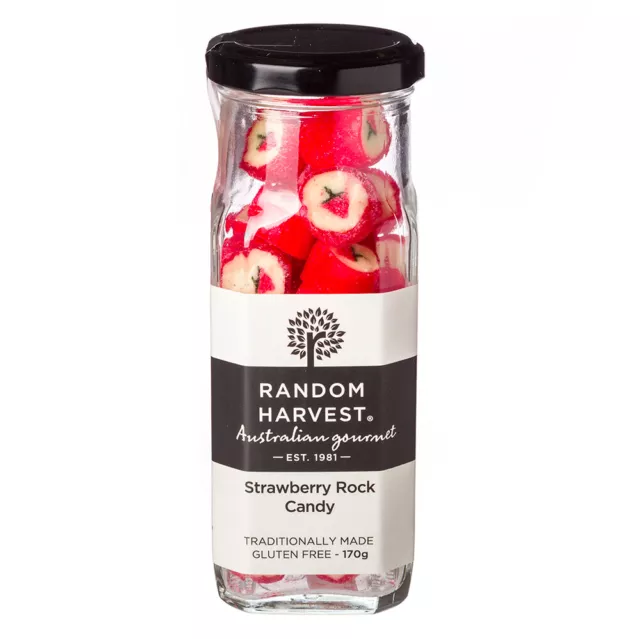 NEW Random Harvest Strawberry Rock Candy 170g