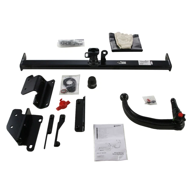 Console Navigation KUDA Pour Nissan Qashqai/X-Trail - Cuir Synthétique Noir - Facile à Installer