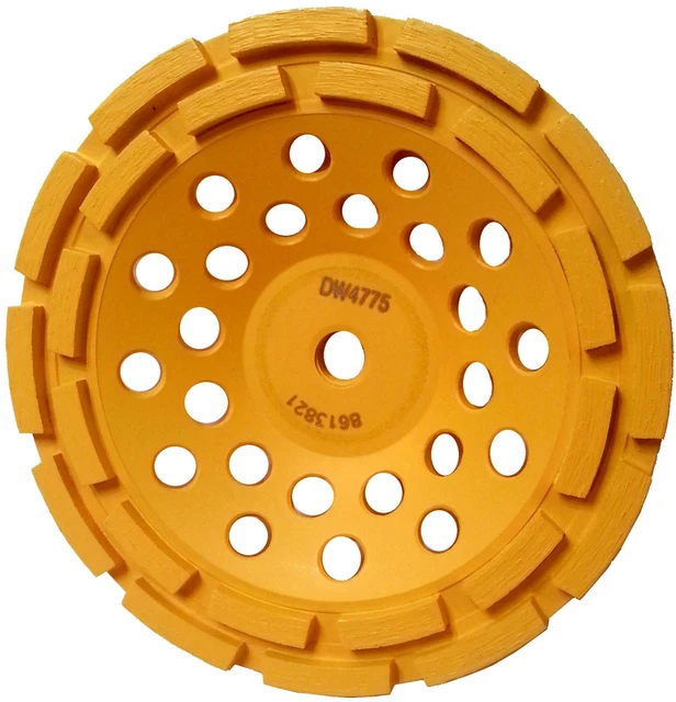 DEWALT 7 IN. Double Row Diamond Cup Grinding Wheel DW4775 £71.50