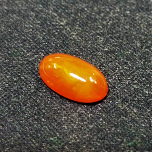 1x Opale - Orange Ovale Cabochon 1,98ct.7, 2X12, 8x4, 3mm (1083K) 2