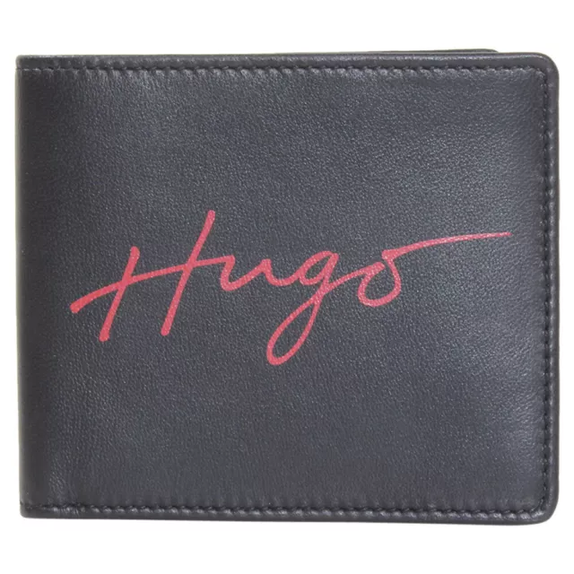 Hugo Boss Men's Handwritten-8 Wallet Black Bi-Fold