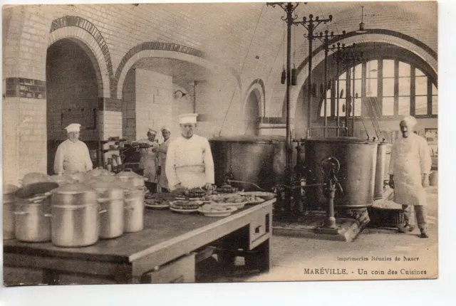 LAXOU Maréville - Meurthe et Moselle - CPA 54 - cooks a corner of the kitchens