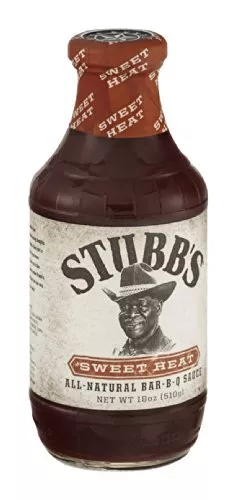 Stubbs Sweet Heat Bbq Sauce Bottle, 18 oz - Case of 6