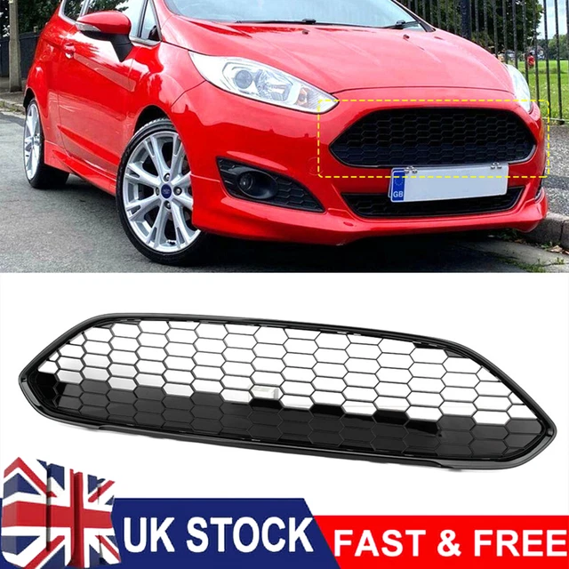 FRONT BUMPER HONEYCOMB Grille Grill Fit Ford Fiesta MK7.5 Zetec-S 2013 ...