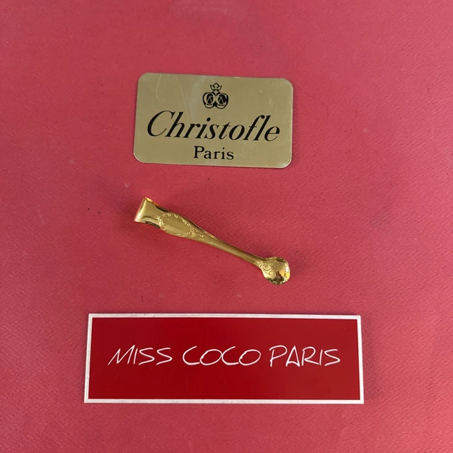 Pince à sucre Christofle Marly métal argenté (L37/3/22) parfait état